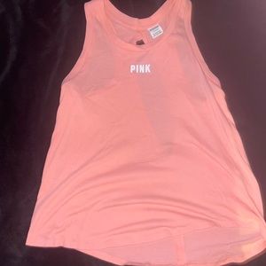 PINK vs tank top with slightly open back
